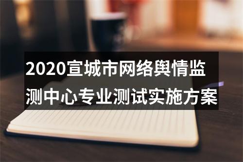 2020宣城市网络舆情监测中心专业测试实施方案 图片